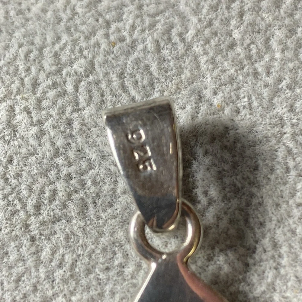 Solid Sterling Silver Cross Pendant Goth Vintage